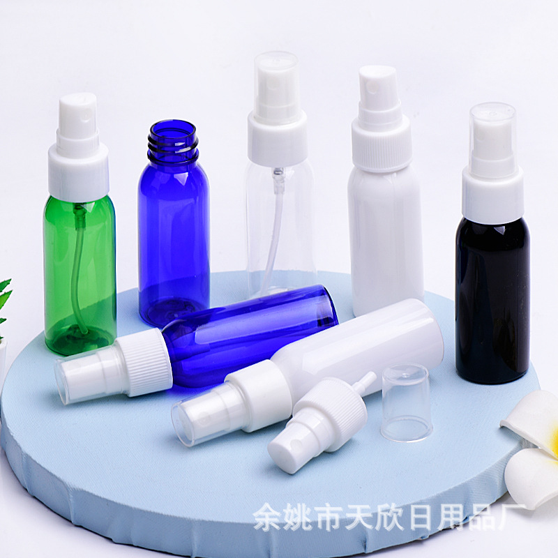 便携式小样试用装瓶30ml圆肩爽肤水补水小喷瓶玻璃水眼镜喷雾瓶子