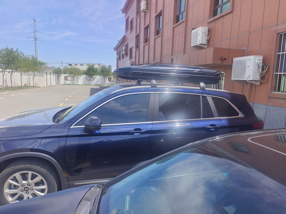 Suitable for Aito M7M9 Car Roof Luggage Box, Car-Mounted Carbon Fiber Pattern Travel Box Rack, Roof Rack