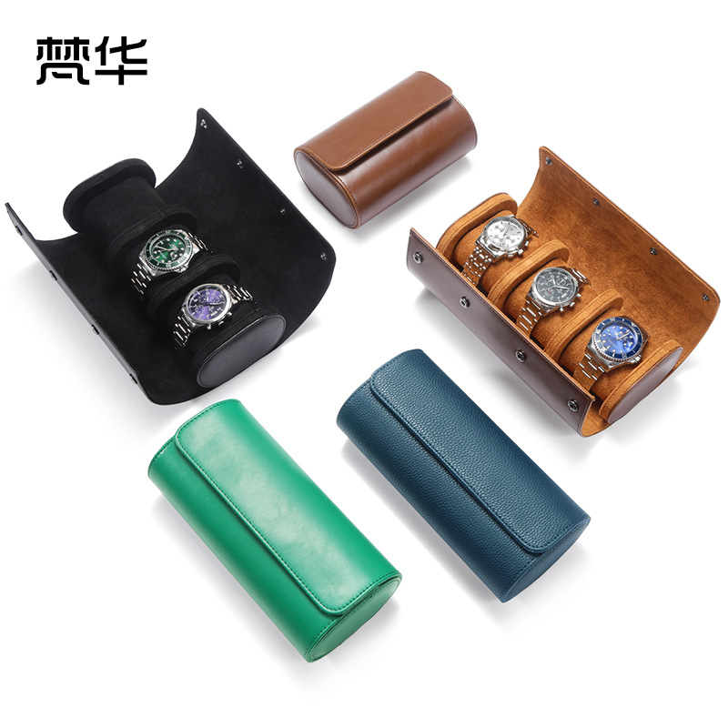 梵华新款手表收纳盒便携旅行多位腕表收纳包机械表包装礼盒表包