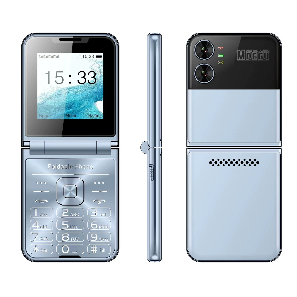 Mobile version flipping the elderly machine family dial -up big button function machine elderly mobile phone cross -border wholesale