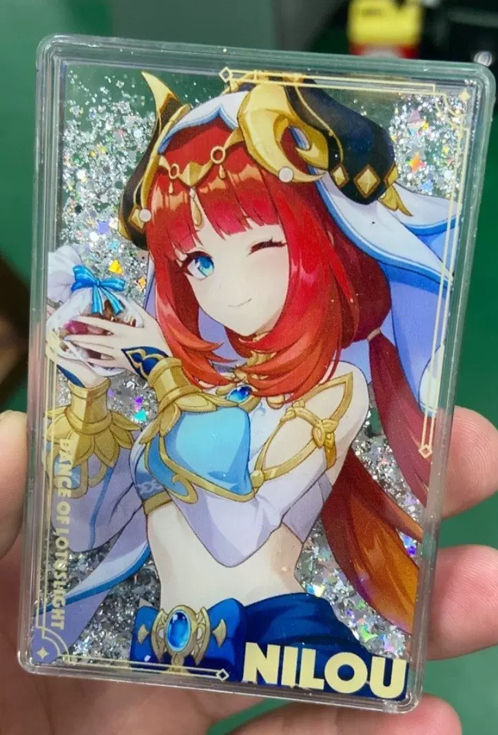 动漫流沙麻将定 做亚克力流麻流沙卡砖动漫明星立牌流沙摆件定 制