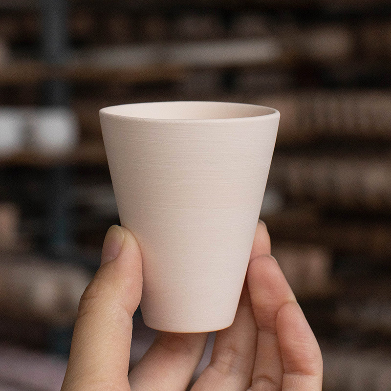 Taza de Cerámica Blanca para Pintar DIY para Manualidades y Niños