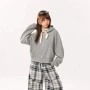 显瘦宽松女式百搭帽衫