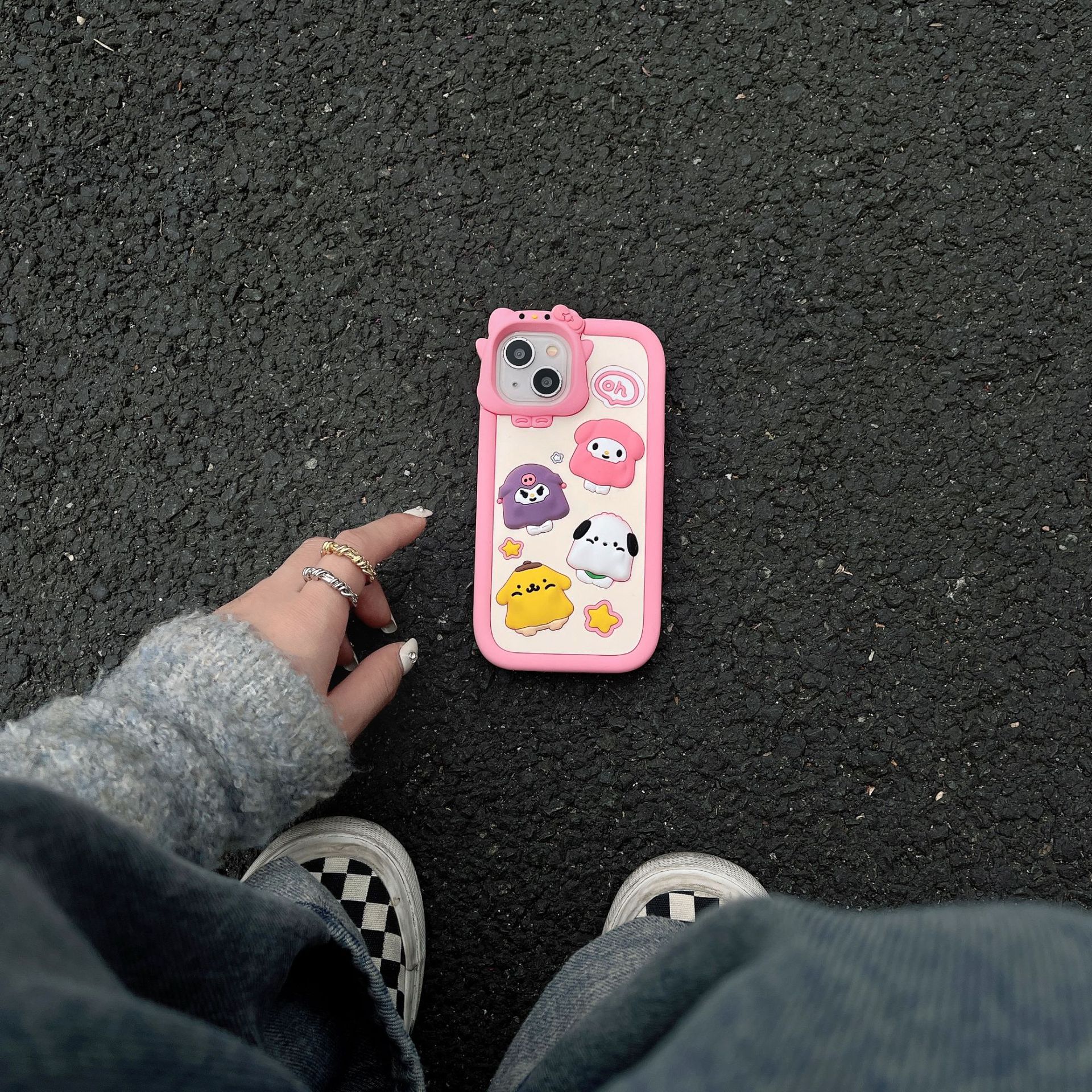 iphone13promax手机壳苹果14硅胶12promax软壳15卡通11女款可爱