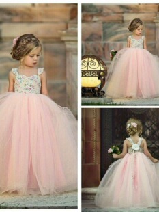 H 9773 Ins European American Tutu Dress �W��ͯȹ ���l