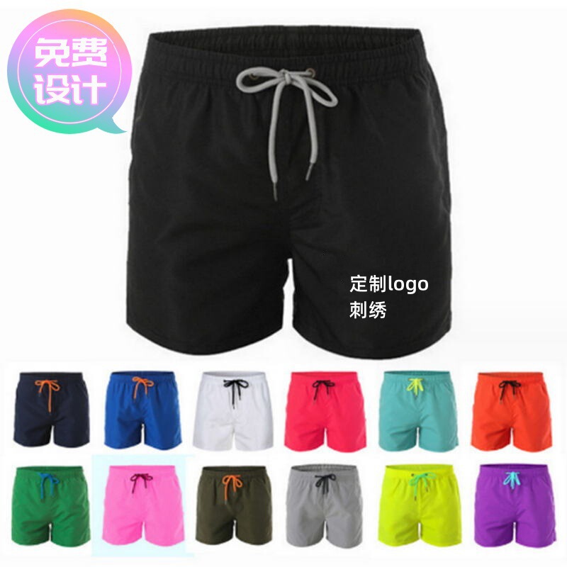 New Men's Beach Pants Sports Casual Shorts with Intranet Three-point Pants Big Pants Fashionable Swimming Surfing Shorts