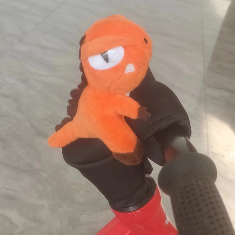 Cubierta protectora de la manija del coche del equilibrio de los niños deslizante mountain bike protección del pecho equipo protector anticolisión cubierta de la manija de goma muñeca