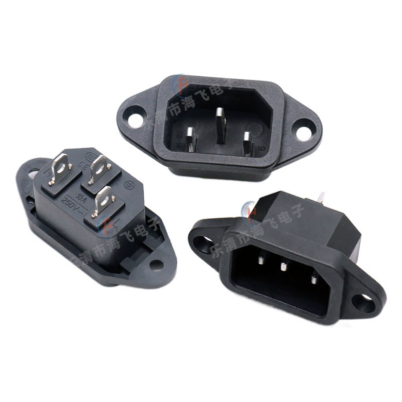 Трехъядерная розетка переменного тока AC-04-образная розетка с отверстием для винта аккумуляторная батарея Автомобильная розетка для электрической плиты