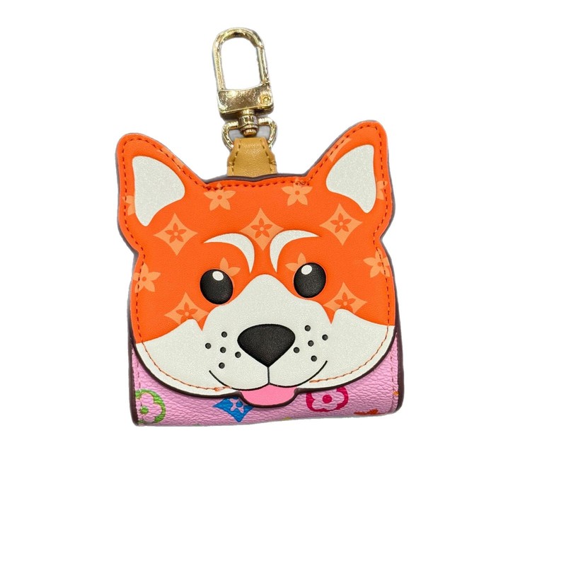 L * V 新しい老眼柴犬子犬頬小熊 airpods ヘッドフォンバッグペンダント Apple ヘッドフォンシェル卸売|undefined