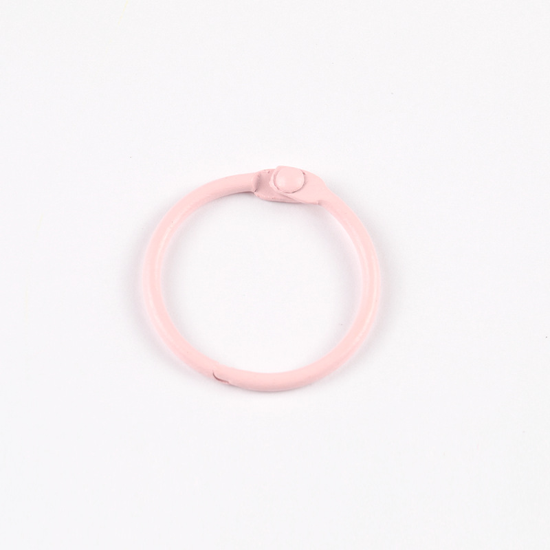 Color macarón 30mm color laqueado anillo de encuadernación anillo de encuadernación calendario de escritorio anillo de encuadernación DIY