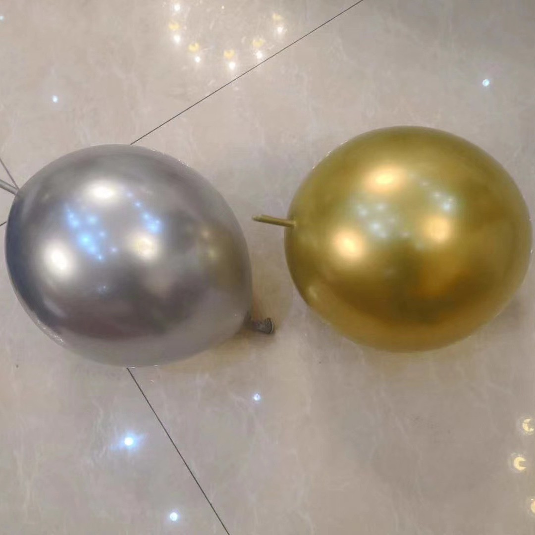 Globo de la fiesta de cumpleaños del metal al por mayor del globo de la cola de 12 pulgadas