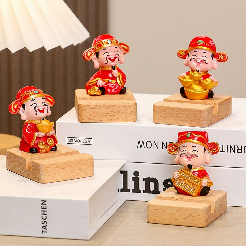 Маленький Фортуна мобильный телефон кронштейн Бога богатства