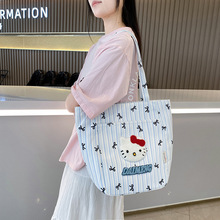 韩版kt猫包包女卡通轻便百搭大容量女包休闲卡通可爱通勤帆布包