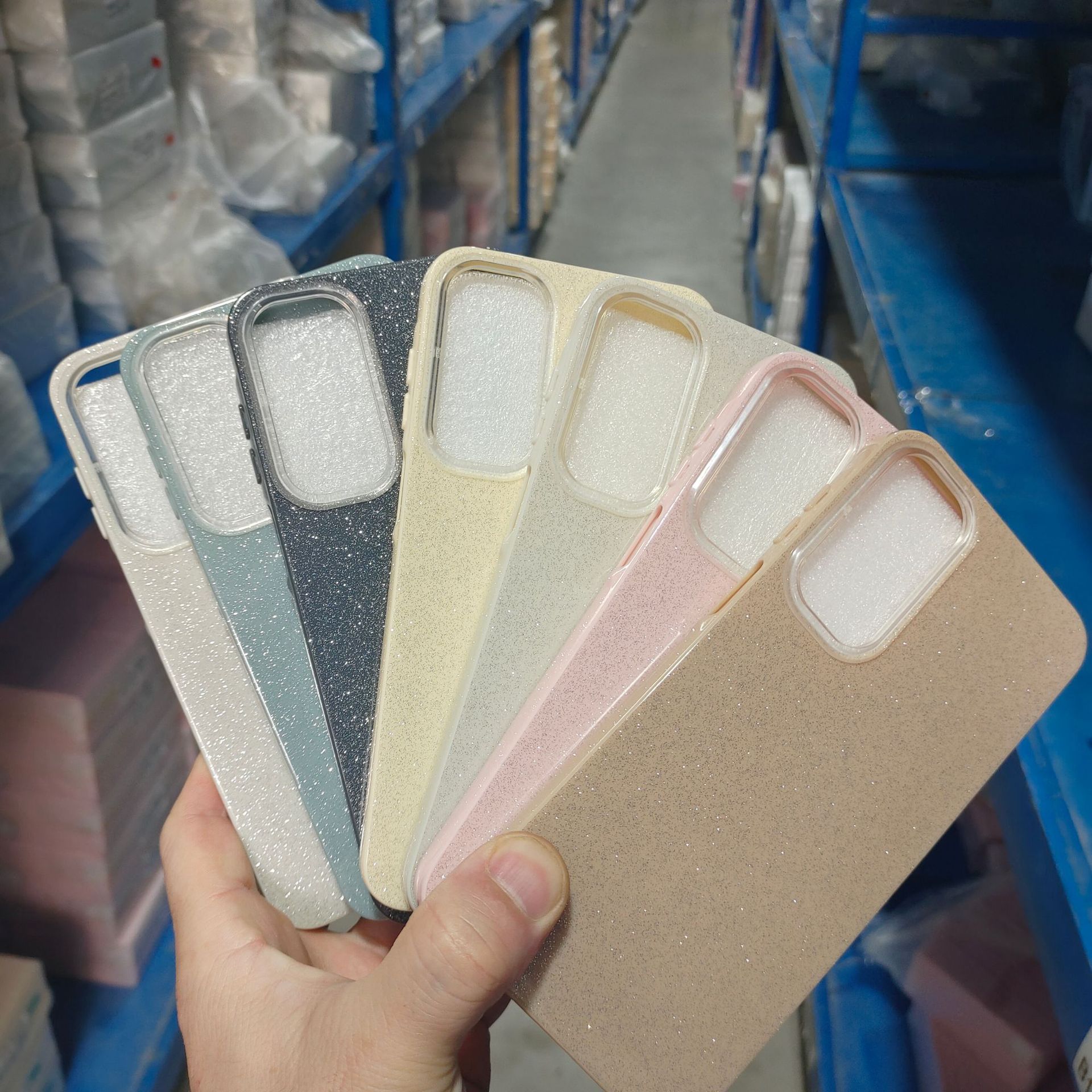 闪粉IMD手机壳适用INFINIX传音SPARK20C/9876H星空糖果保护套跨境