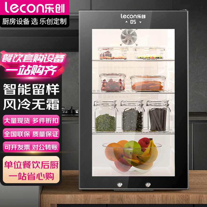 Lechuang Temperature Display Sample Retention Cabinet 48H Enterprise Unit Kindergarten Large-Capacity Vegetable Refrigerated Display Cabinet