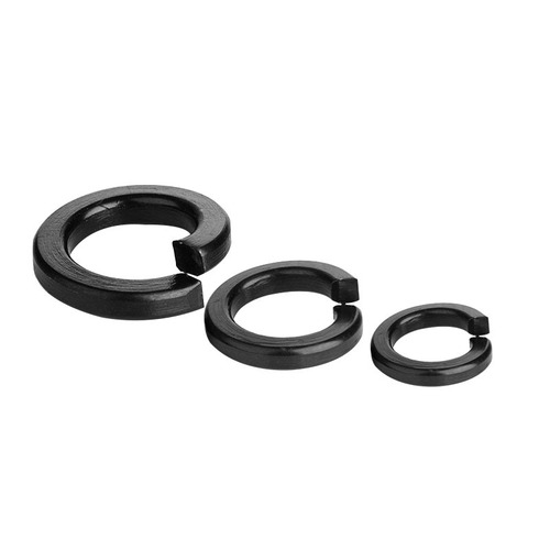 High strength 8.8 level spring washer, open washer M3M4M5M6-M18 black spring washer, hardware washer