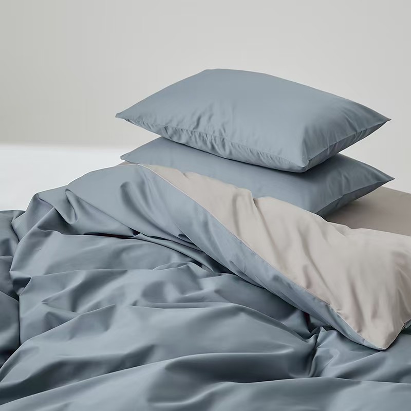 Conjunto de roupa de cama elegante em algodão de fibra longa_voghion.com