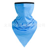 Summer windproof silk street mask, sports universal bike, triangular scarf for cycling, sun protection