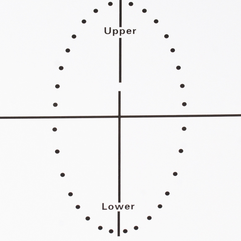 Material dental barrera de goma Plantilla de posicionamiento caucho alcanfor paño perforador consumibles orales sello de goma Placa de agujero