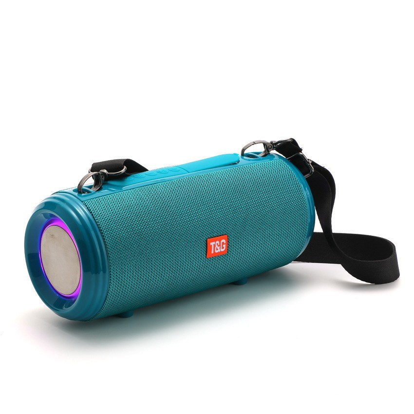Transfronterizo comercio electrónico TG537 lámpara de color brillante doble membrana al aire libre subwoofer impermeable portátil tarjeta T llamada altavoz Bluetooth