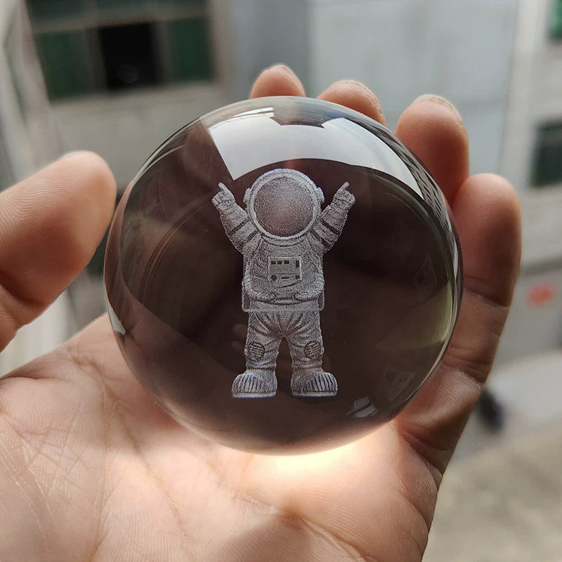 3D прозрачная хрустальная сфера Облака, Земля Звезда Небо Пилюли изделия Ремесла Под подарки Офис Лазер Сиденье Конор Луна Маятник/Маятник?