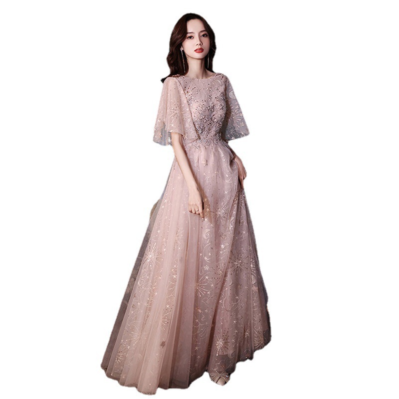 Art rosa vestido de noche para mujeres 2026 nuevo vestido de diseño de hadas vestido de cumpleaños image 6