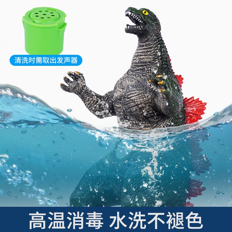 Big Genghis Khan vs. Monster King Action Figure Toy Movie Gorilla Model Doll Dinosaur Decorative Gift 