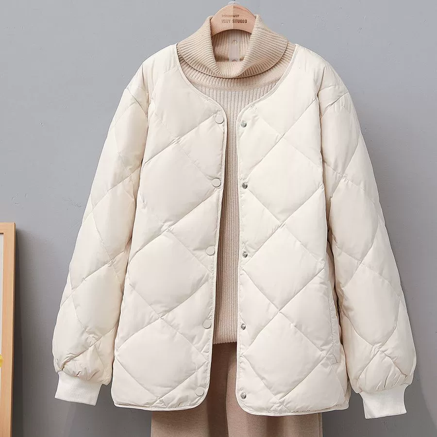Тонкая хлопчатобумажная одежда женская короткая весна и осень новая хлопчатобумажная одежда модная свободная корейская хлопковая куртка маленькая куртка
