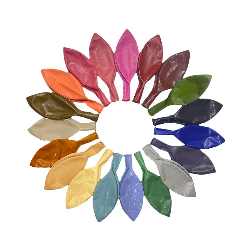 Hermosos globos de látex mate redondos y gruesos de 36 pulgadas de color vintage, ideales para la venta en mercados nocturnos, para decoración y arreglos.