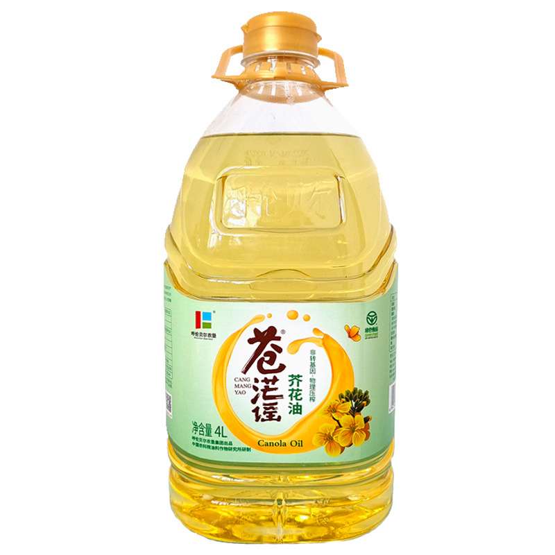 苍茫谣菜籽油芥花油非转基因纯正食用油大桶低油烟食用油