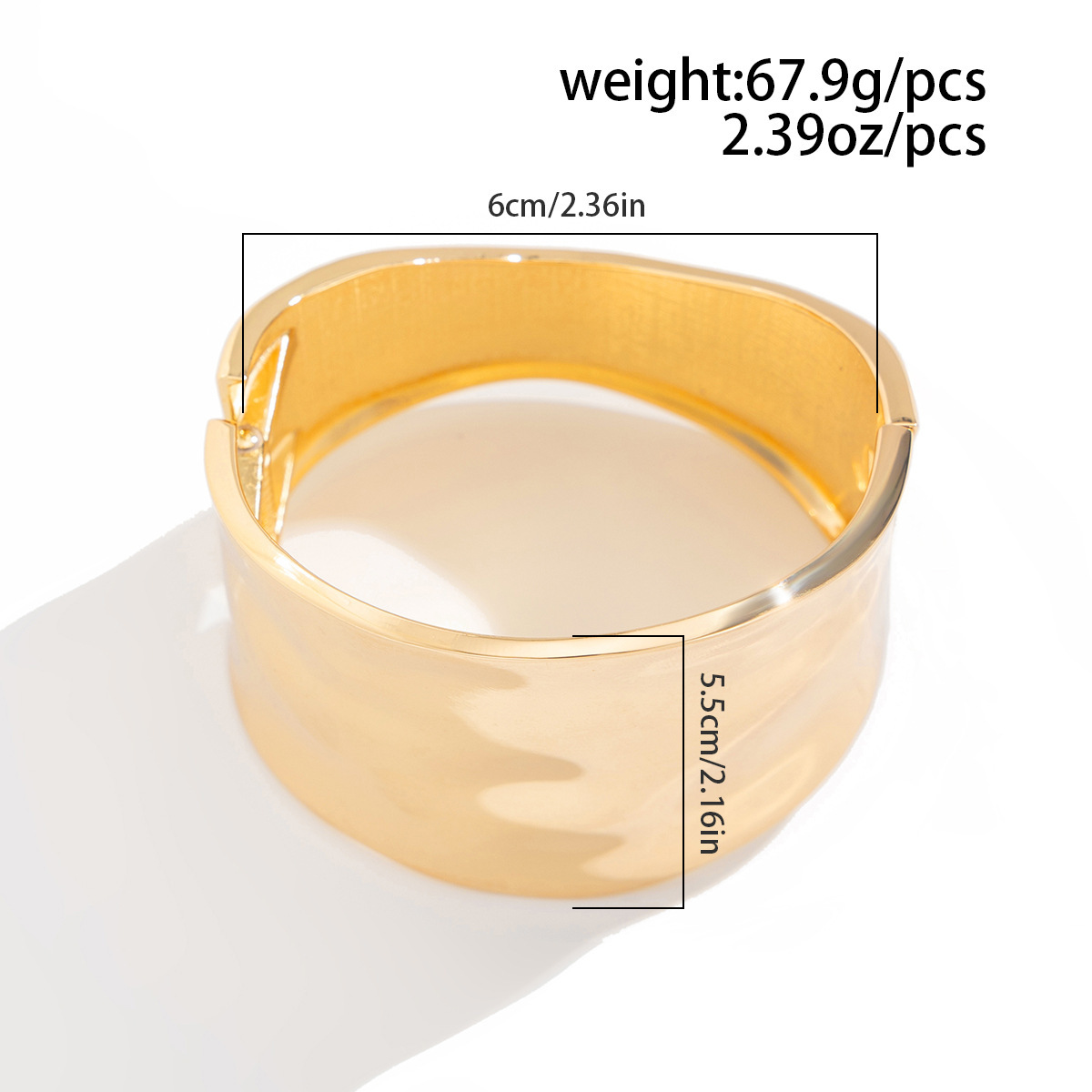 54g Weight Bangle Classification Vintage Style Solid Color Alloy Bangles Wholesale