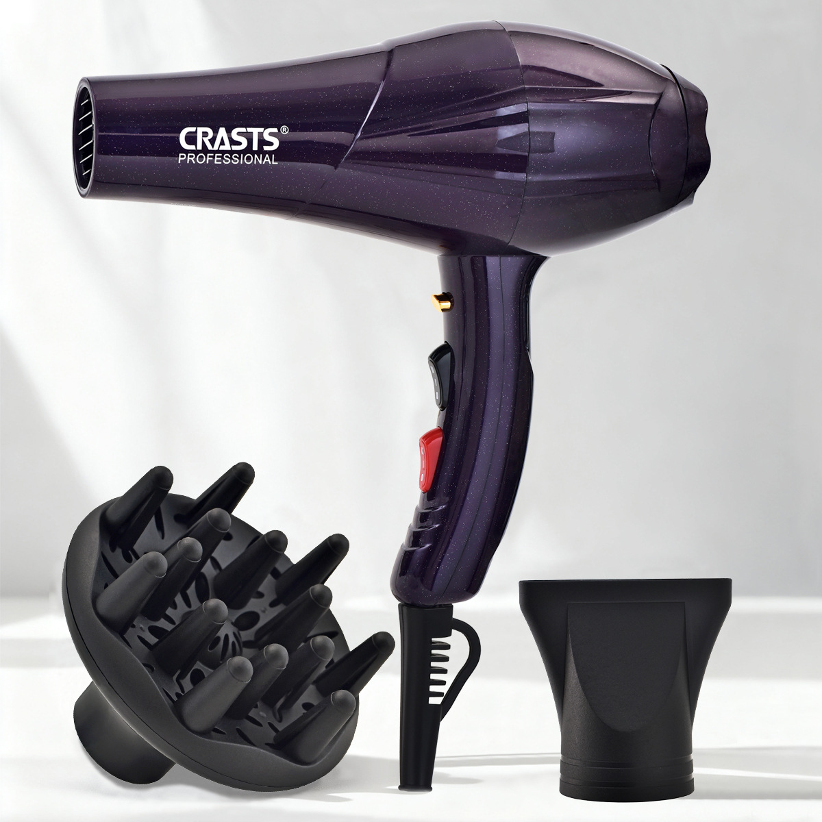 Cross-Border European Standard High-Power Professional Salon Hair Dryer Hot and Cold Wind Hair Dryer Constant Temperature Hair Care Strong Wind Quick Drying
