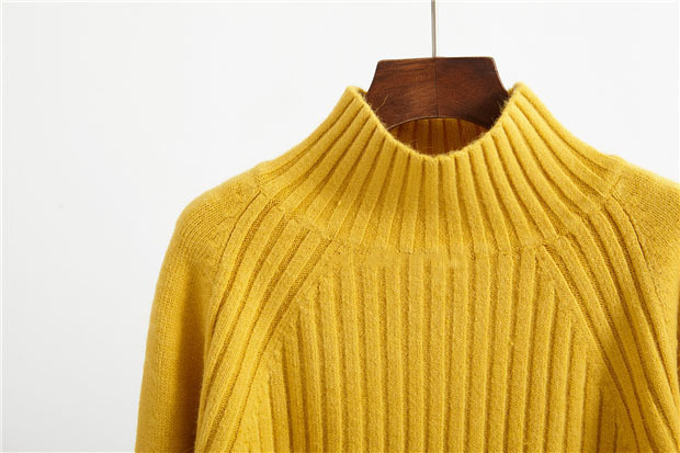 Warm women's turtleneck sweater
