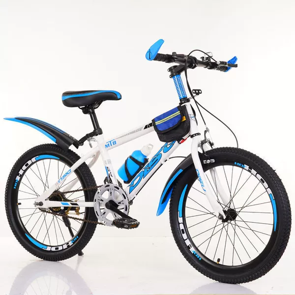 White and blue/single -speed+[gift package]