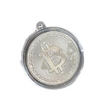 bitcoin比特B纪念币钥匙扣btc钥匙挂件以太硬币莱特金币挂饰礼物