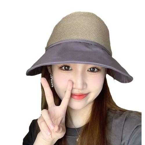 2024 Fashion Summer Women's Summer Sunshade Sun Hat with Wide Brim, Versatile UV Protection, Trendy and Wholesale