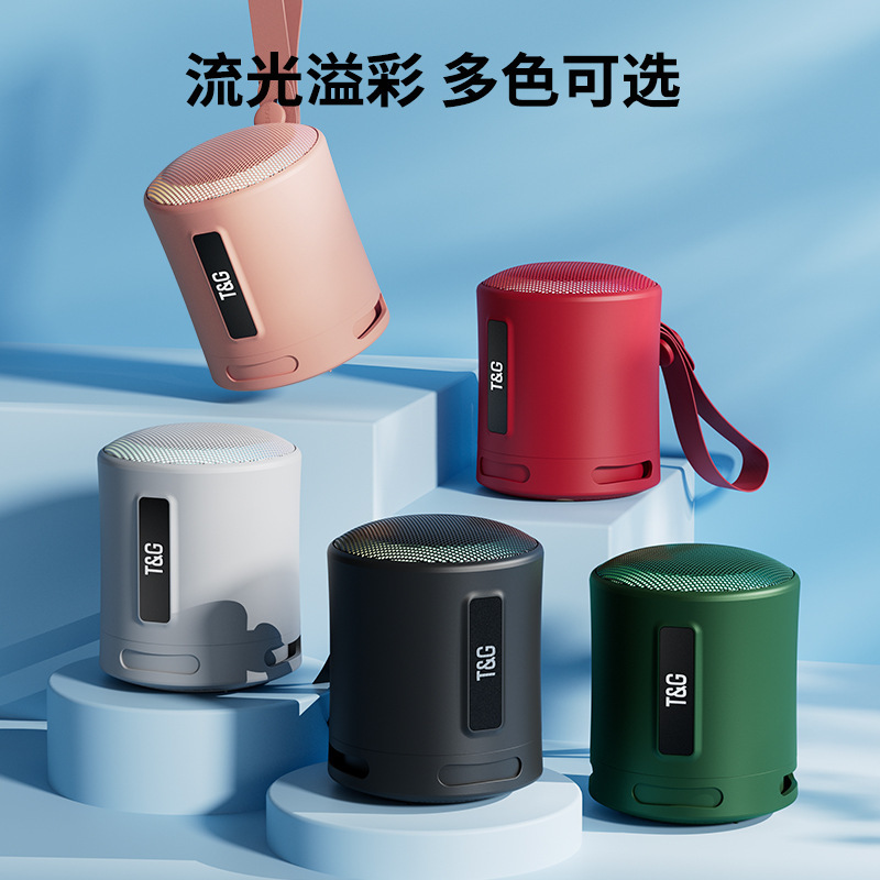 Altavoces Bluetooth transfronterizos TG373 inalámbricos de alta calidad de sonido subwoofer pesado mini tarjeta USB al aire libre sonido Bluetooth