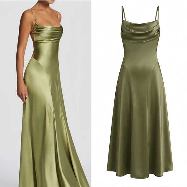 Elegant sexy evening dress
