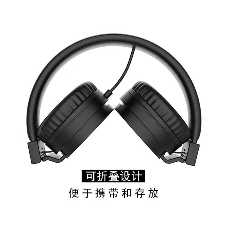 Wearing Wired Headphones headset, eating chicken with wheat calls, common wired headphones 5