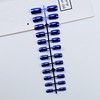 Nail stickers, long removable fake nails for manicure, wholesale, European style, 24 pieces, mid-length, ready-made product