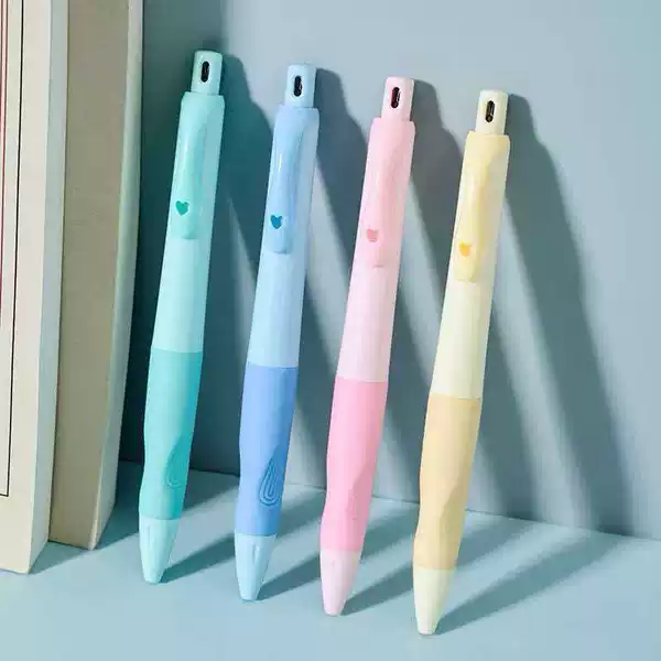 Dolphin Posture Correction Pencil for Elementary Students 2.0 Lead Retractable Pencil with Grip Correction, Break-Resistant Automatic Pencil