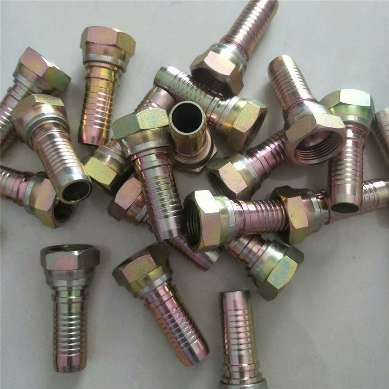 液压油管接头过渡接头直供 外螺纹油管对接接头 液压管道连接配件