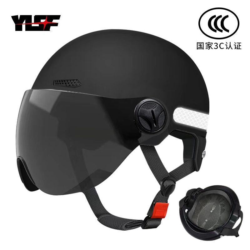新しい国家標準認証電気自動車ヘルメット男性女性バッテリーオートバイキャップ夏ハーフヘルメットヘルメット卸売|undefined