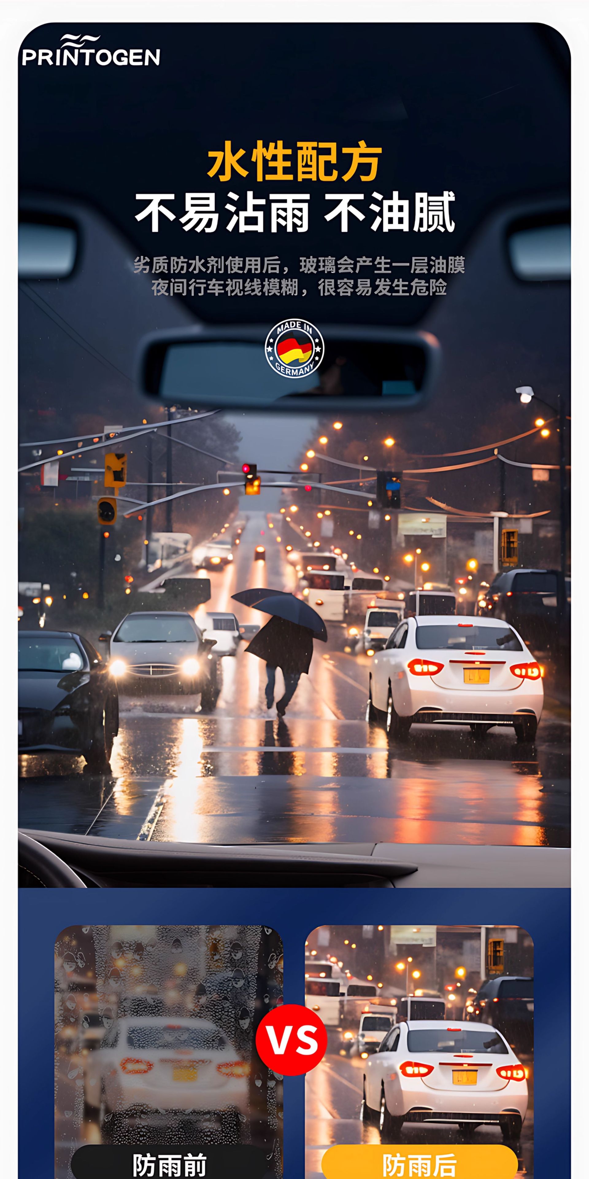 Anti-Fog Spray for Car Windshield Window