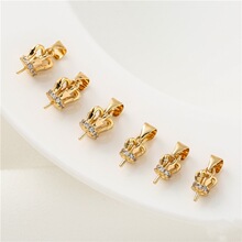 14K������ʯ�ʹڰ������diy��������ñ�ֹ��Ʒ����A�����