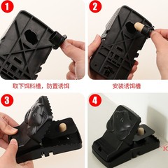 Factory direct sales plastic mousetrap mousetrap mousetrap popular street stall product continuous mousezapper