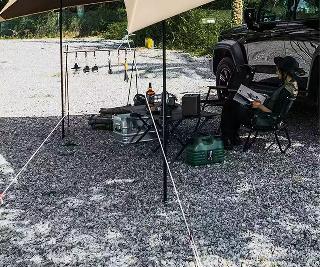 Factory-made car side canopy, car side and rear tent, car roof sunshade with suction cups, specialized for off-road self-driving tours