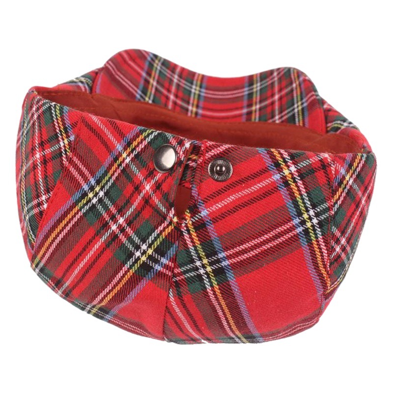 Tela a cuadros tapa enarbolada mujeres boina artística juventud sombrero europeo y americano Comercio exterior sombrero neto sombrero rojo