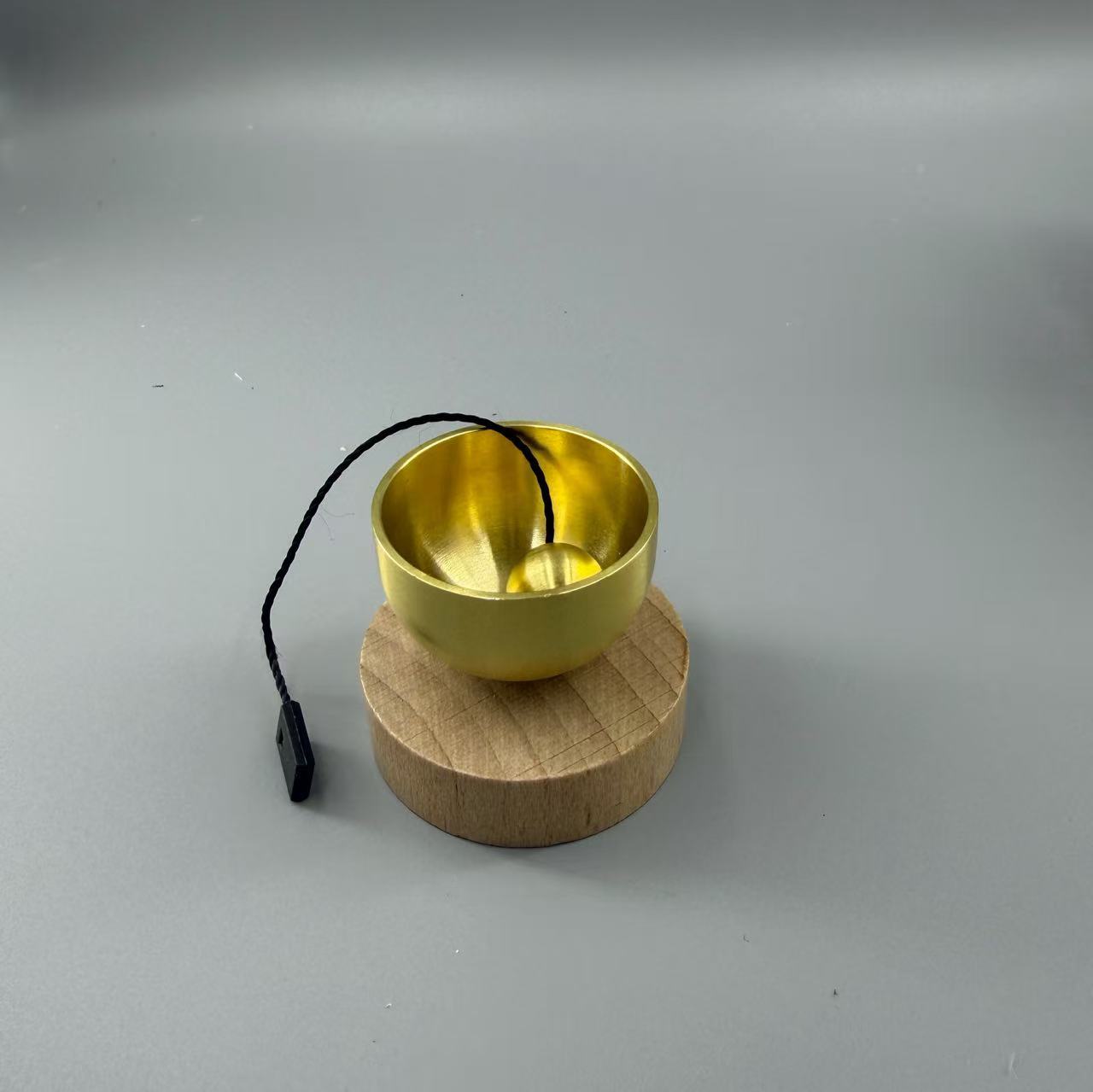 Wooden Pure Brass Wind Chime Set Yoga Meditation Mindfulness Stress Relief Dopamine Beech Wood Doorbell Gift For Men And_voghion.com