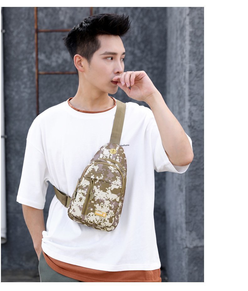 All Seasons Season Men'S Gender Classic Style Style Square Shape Men's Classic Style Solid Color Oxford Cloth Waist Bags